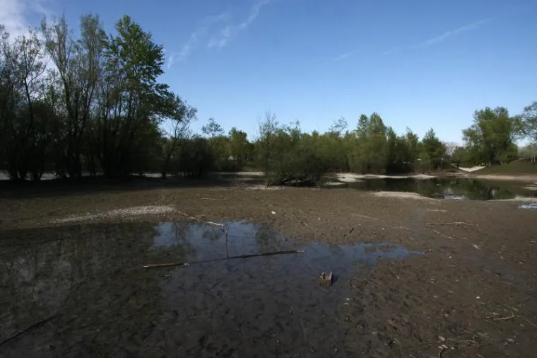 Presušilo malo zagrebačko 'more'