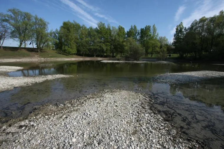 Presušilo malo zagrebačko 'more'