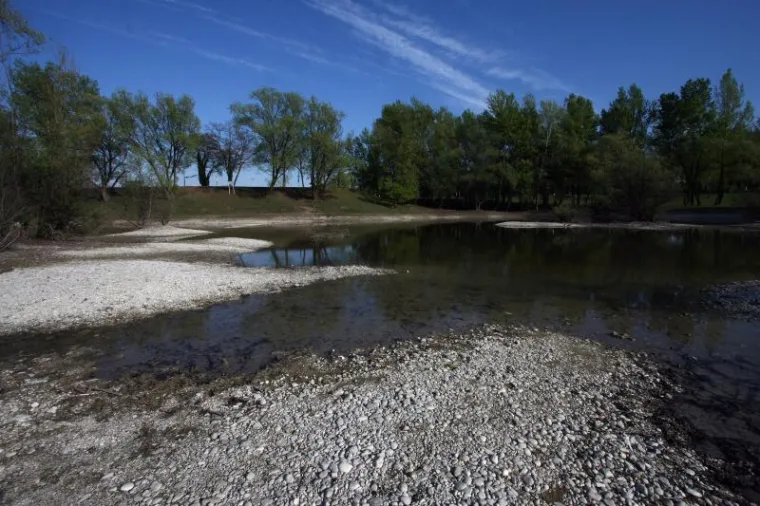 Presušilo malo zagrebačko 'more'