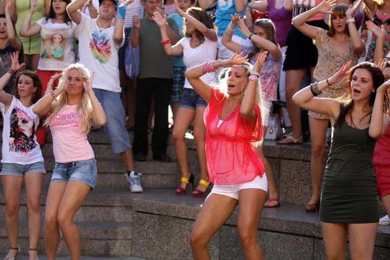 Severina na Trgu snimala novi spot