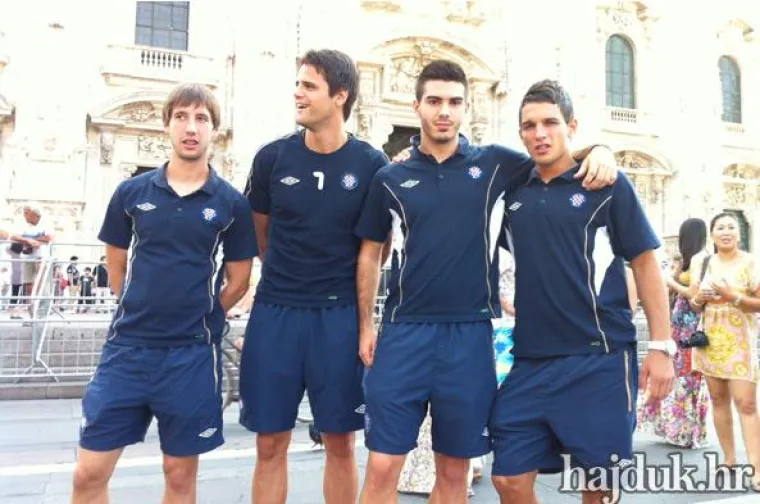 Hajdukovci u Milanu kao na izletu