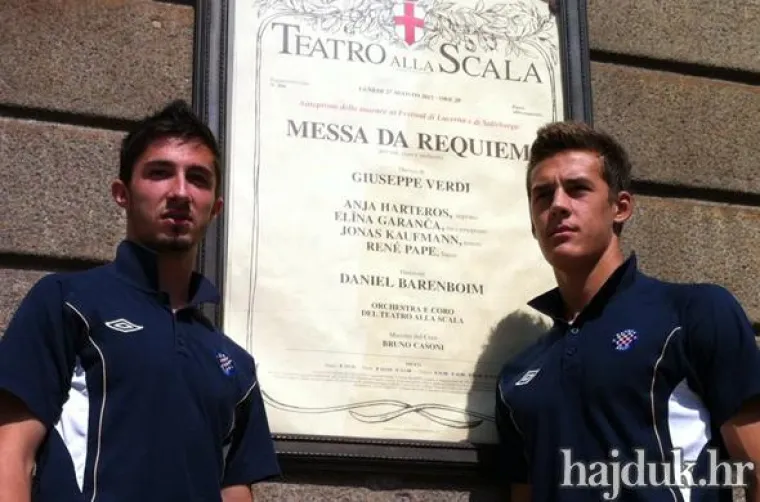 Hajdukovci u Milanu kao na izletu