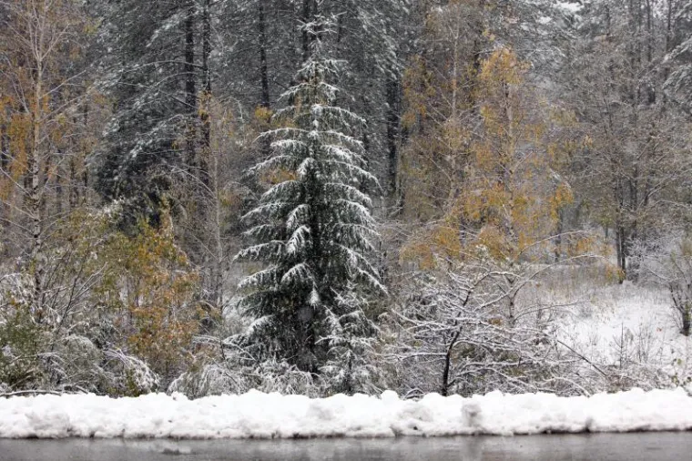 Snijeg zabijelio Gorski kotar