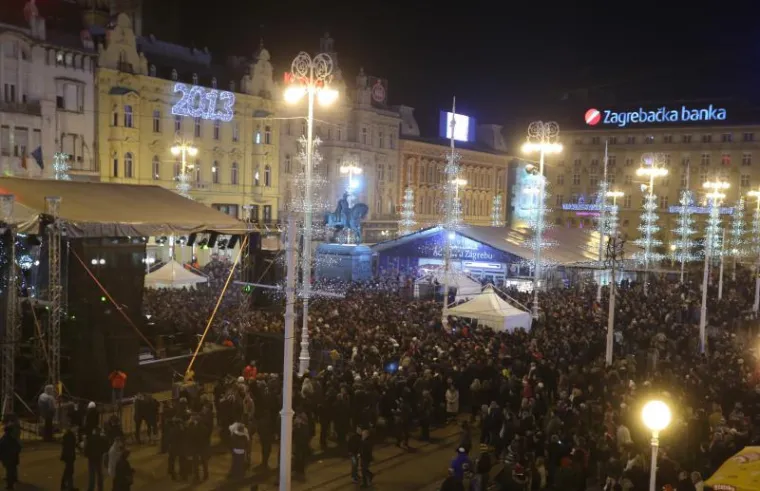 Hrvati burno dočekali Novu godinu