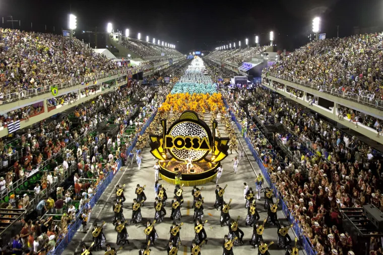 Sambódromo, glavno mjesto za pokazivanje svih škola sambi tijekom karnevala u Rio de Janieru.