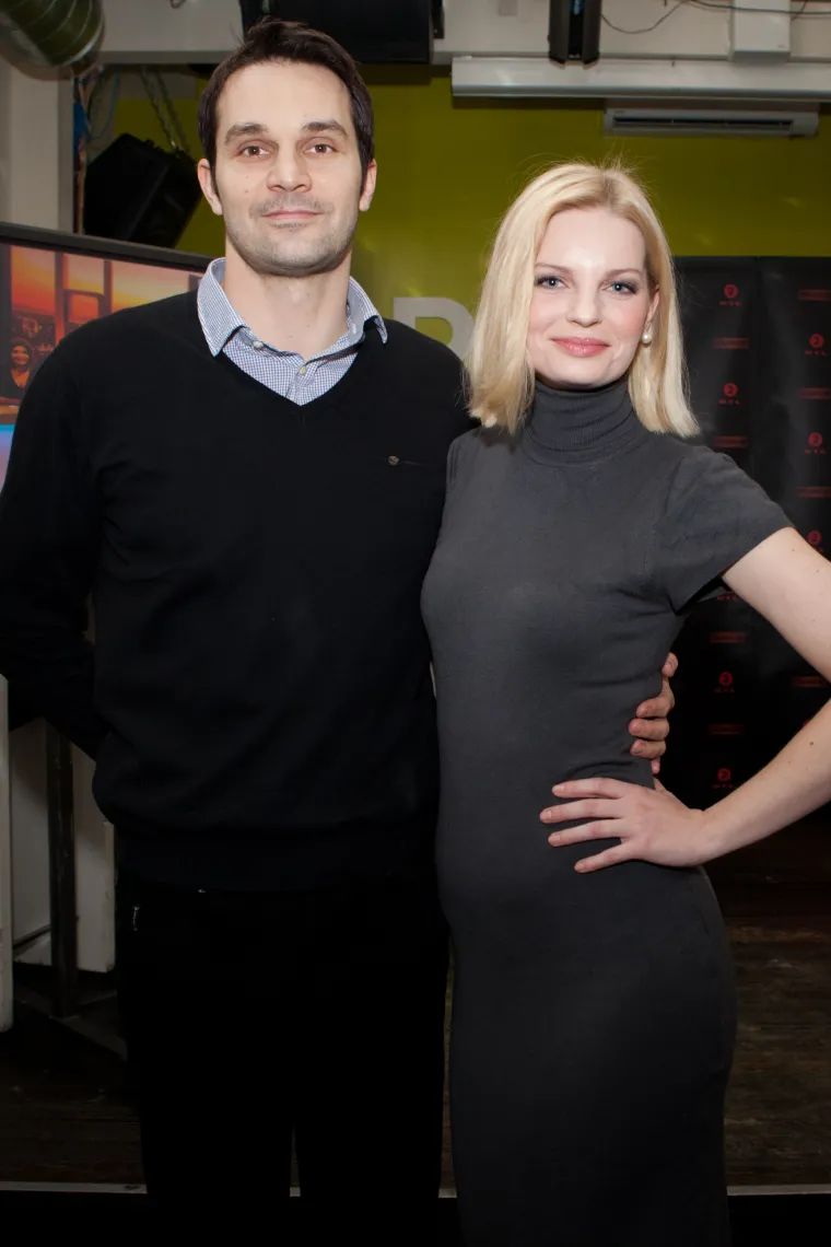 Biv&scaron;i plivački prvak Gordan Kožulj i RTL-ova voditeljica Edita Misirić.