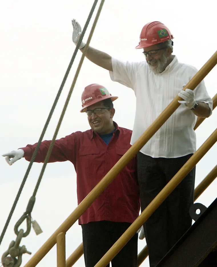 S bivšim brazilskim predsjednikom  Luizom Inacioom Lula da Silvom 2006. godine.