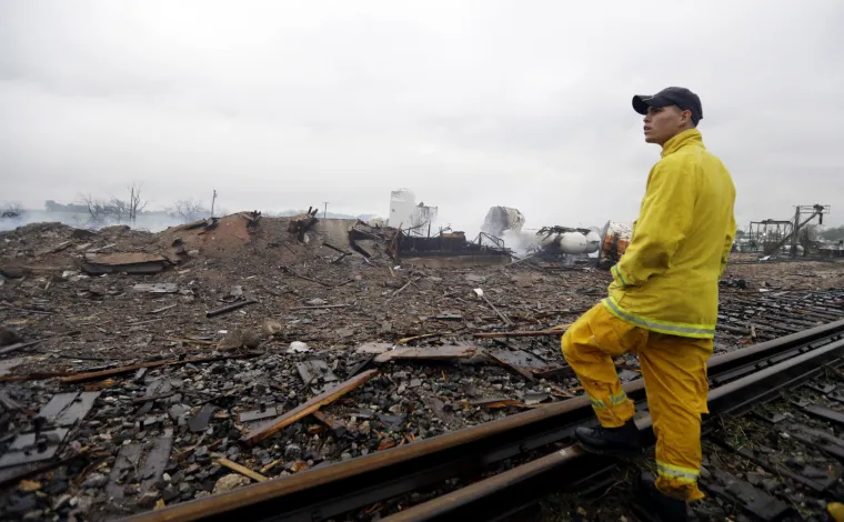 Ostaci nakon eksplozije u Teksasu