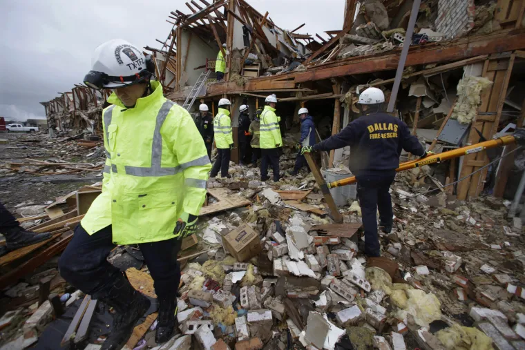 Ostaci nakon eksplozije u Teksasu