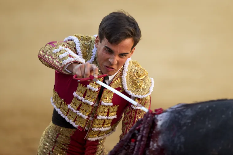 Borba s bikovima održana u Las Ventas areni u Madridu 21.04.2013.
