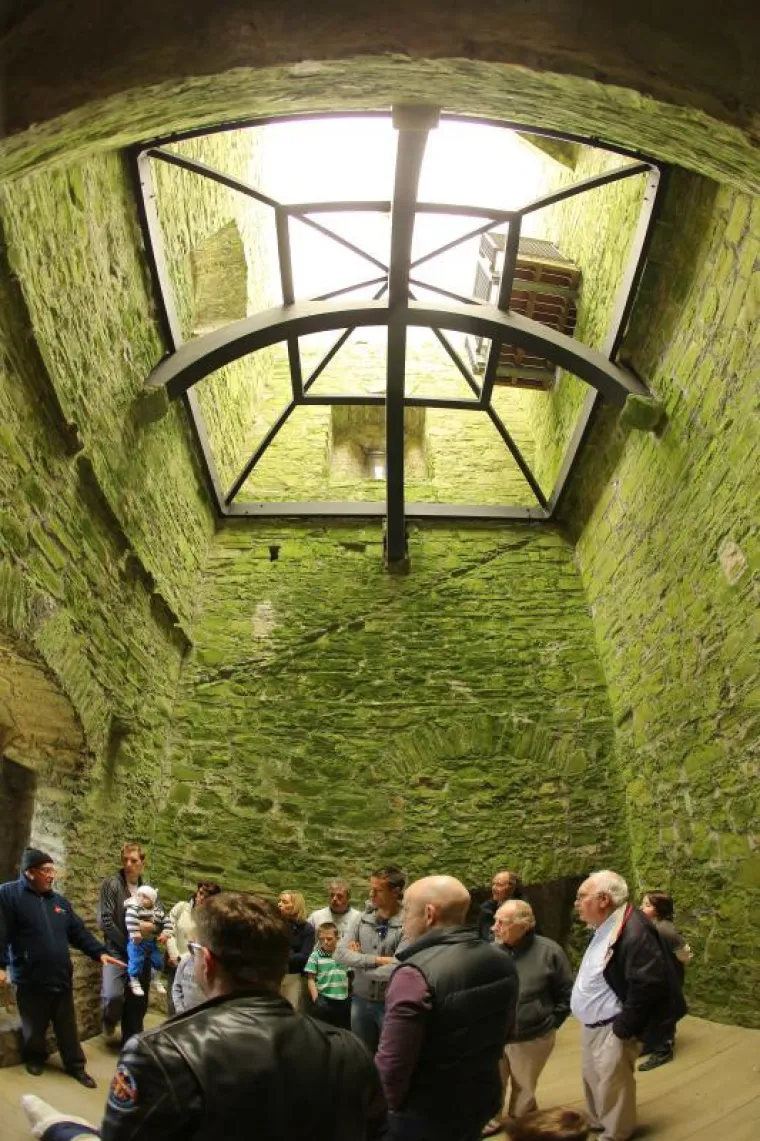 Predivni irski dvorac prekriven mahovinom