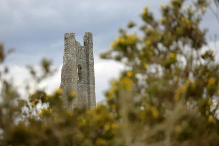 Predivni irski dvorac prekriven mahovinom