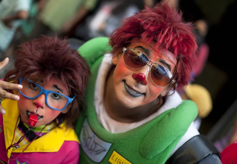 Na Dan Klaunova u Peruu se okupe svi profesionalni klaunovi da proslave svoj dan.