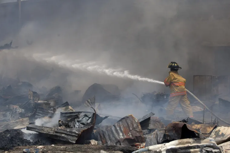 Požar u Port-au-Prince na Haitiu
