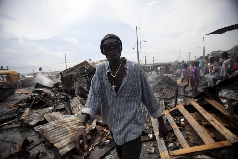 Požar u Port-au-Prince na Haitiu