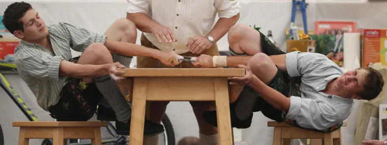 Hrvanje prstima u Njemačkoj