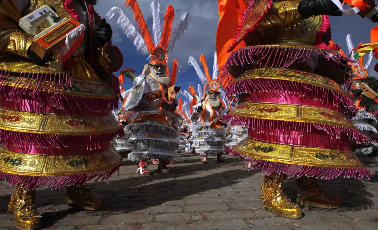 Festival u čast za&scaron;titniku grada Guaqui u Boliviji