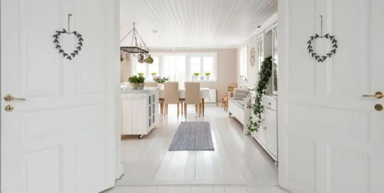 Kuća uređena u nordijskom stilu