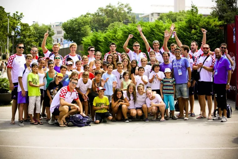 Hrvatski vaterpolisti u Barceloni