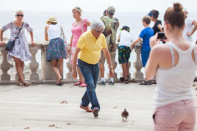&Scaron;ef Formule 1 po Dubrovniku naganjao - golubove