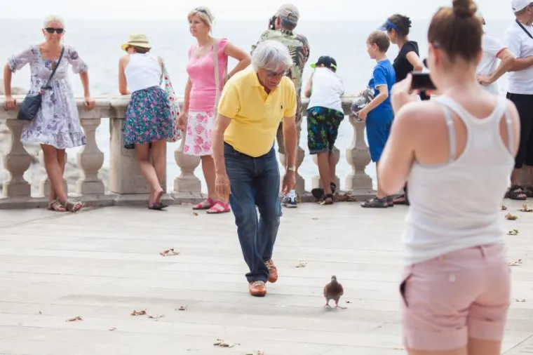 &Scaron;ef Formule 1 po Dubrovniku naganjao - golubove