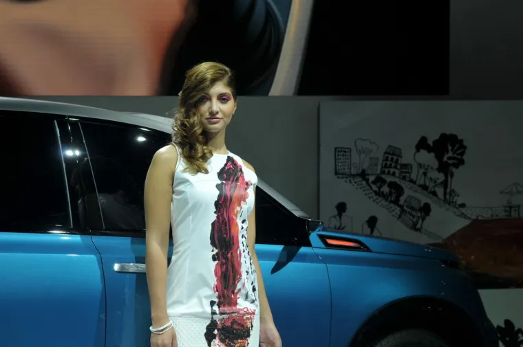 Atraktivne hostese mamile poglede fanova