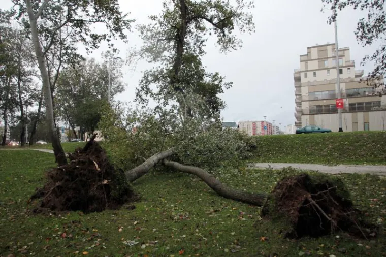 Ciklona Teodor poharala Hrvatsku