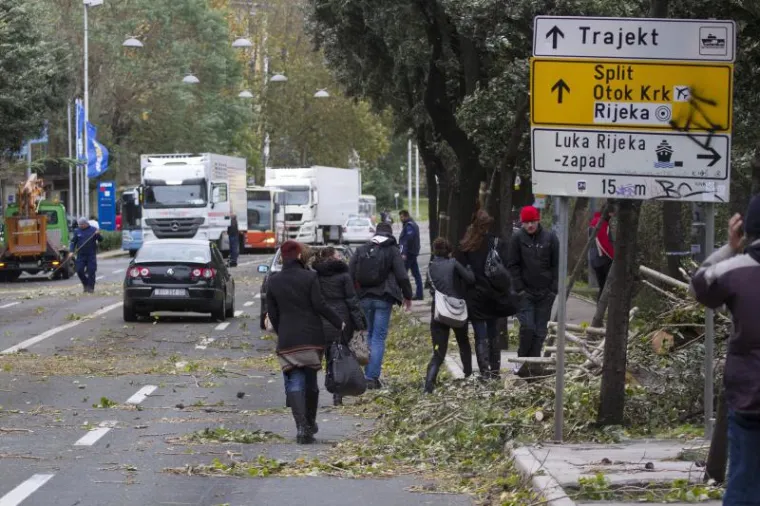 Ciklona Teodor poharala Hrvatsku