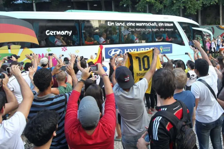 Spektakularan doček za svjetske prvake