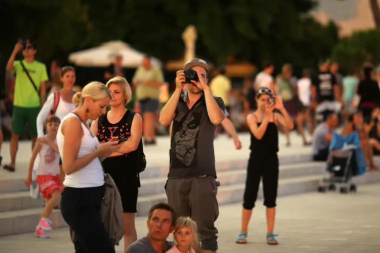 Nevjerojatan zalazak sunca u Zadru