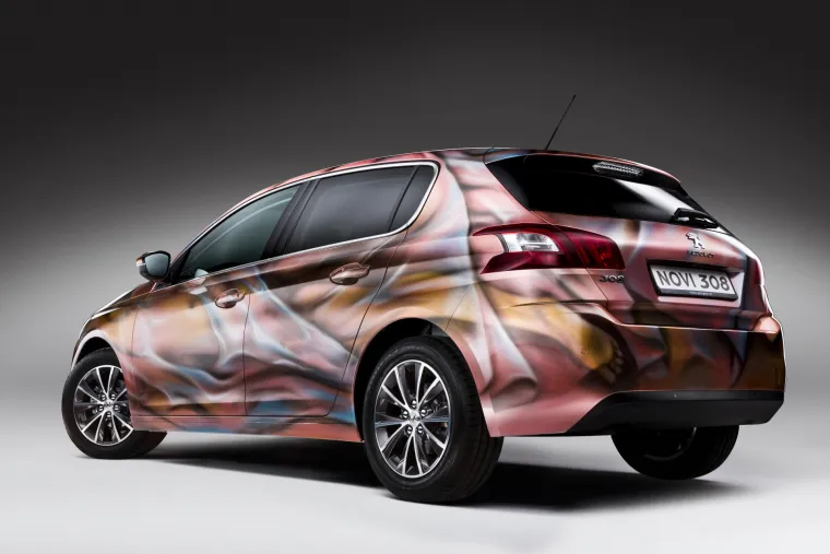 Peugeot 308 postao novi slikarski medij