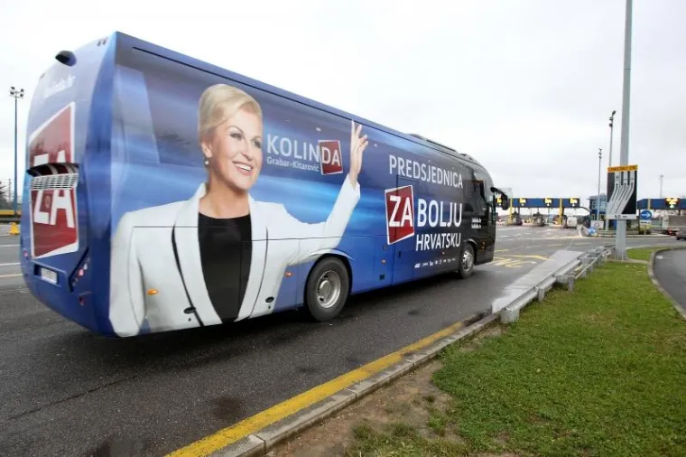 Kolinda Grabar Kitarović, Autobus