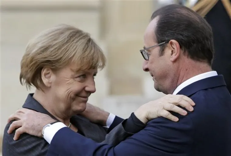 Angela Merkel, Francois Hollande