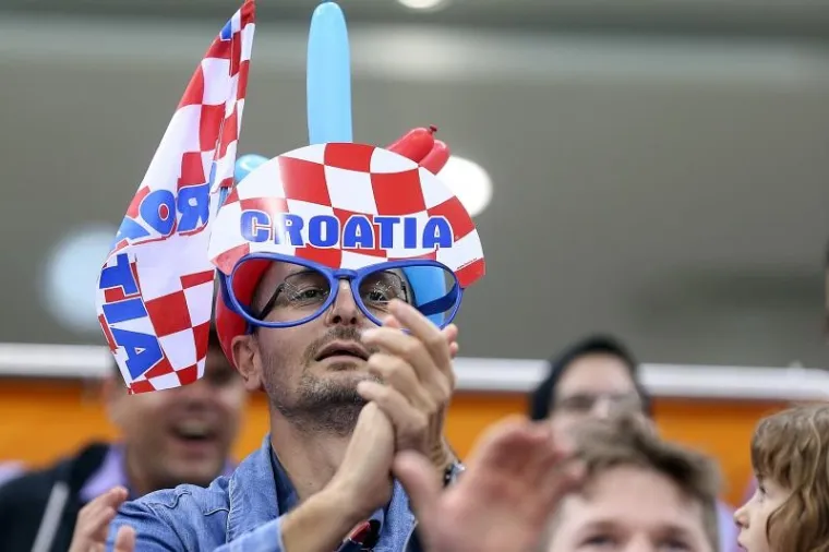 Hrvatski navijači na utakmici protiv Poljske