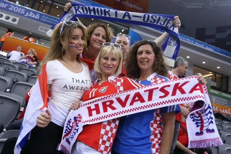 Hrvatski navijači na utakmici protiv Poljske