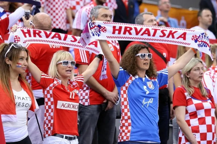 Hrvatski navijači na utakmici protiv Poljske