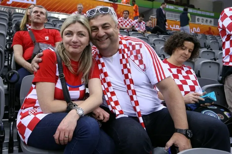 Hrvatski navijači na utakmici protiv Poljske