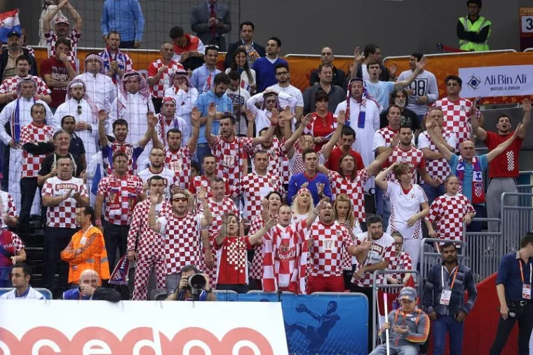 Hrvatski navijači na utakmici protiv Poljske