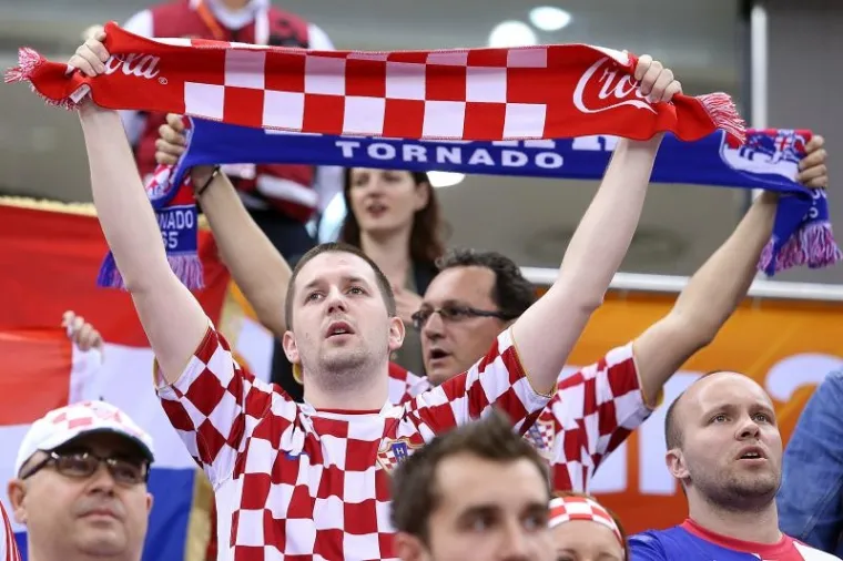 Hrvatski navijači na utakmici protiv Poljske