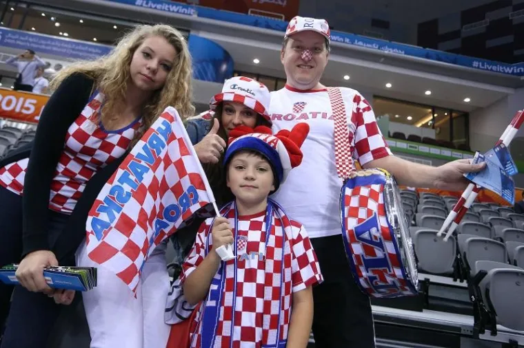 Hrvatski navijači na utakmici protiv Poljske
