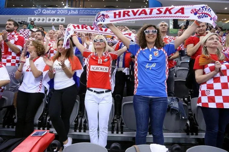 Hrvatski navijači na utakmici protiv Poljske