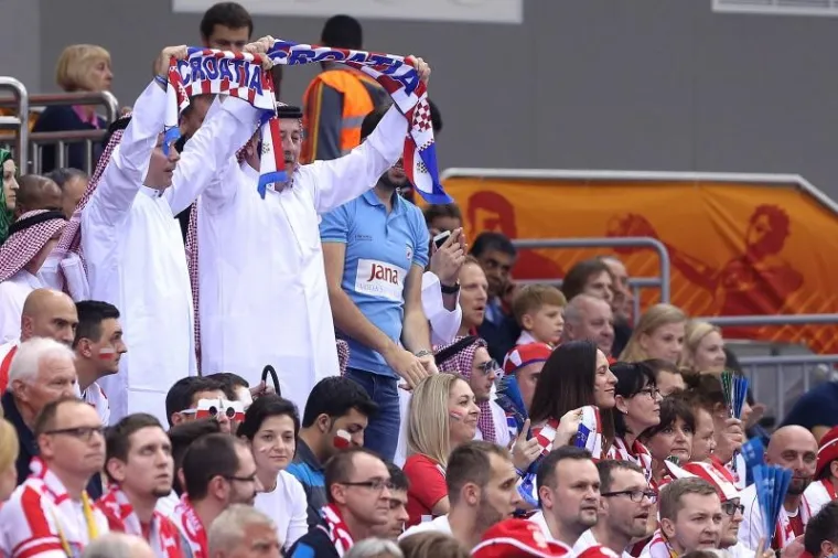 Hrvatski navijači na utakmici protiv Poljske