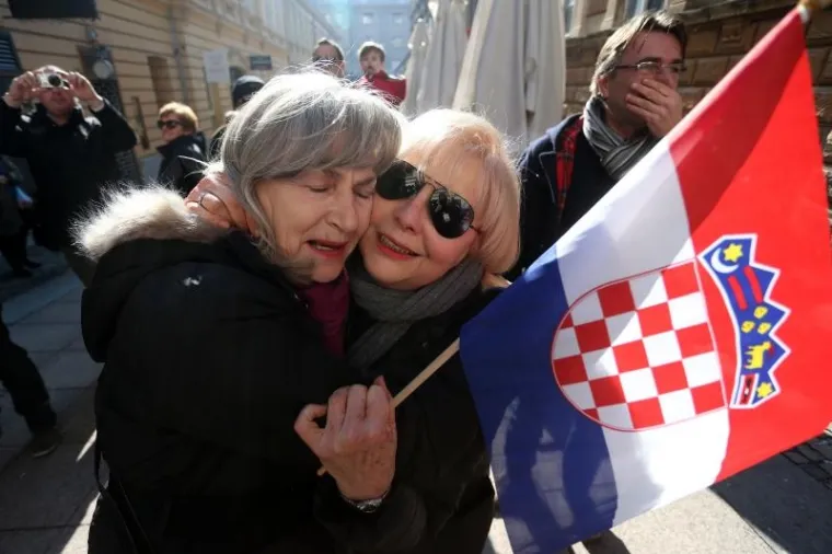 Građani nisu mogli sakriti radost