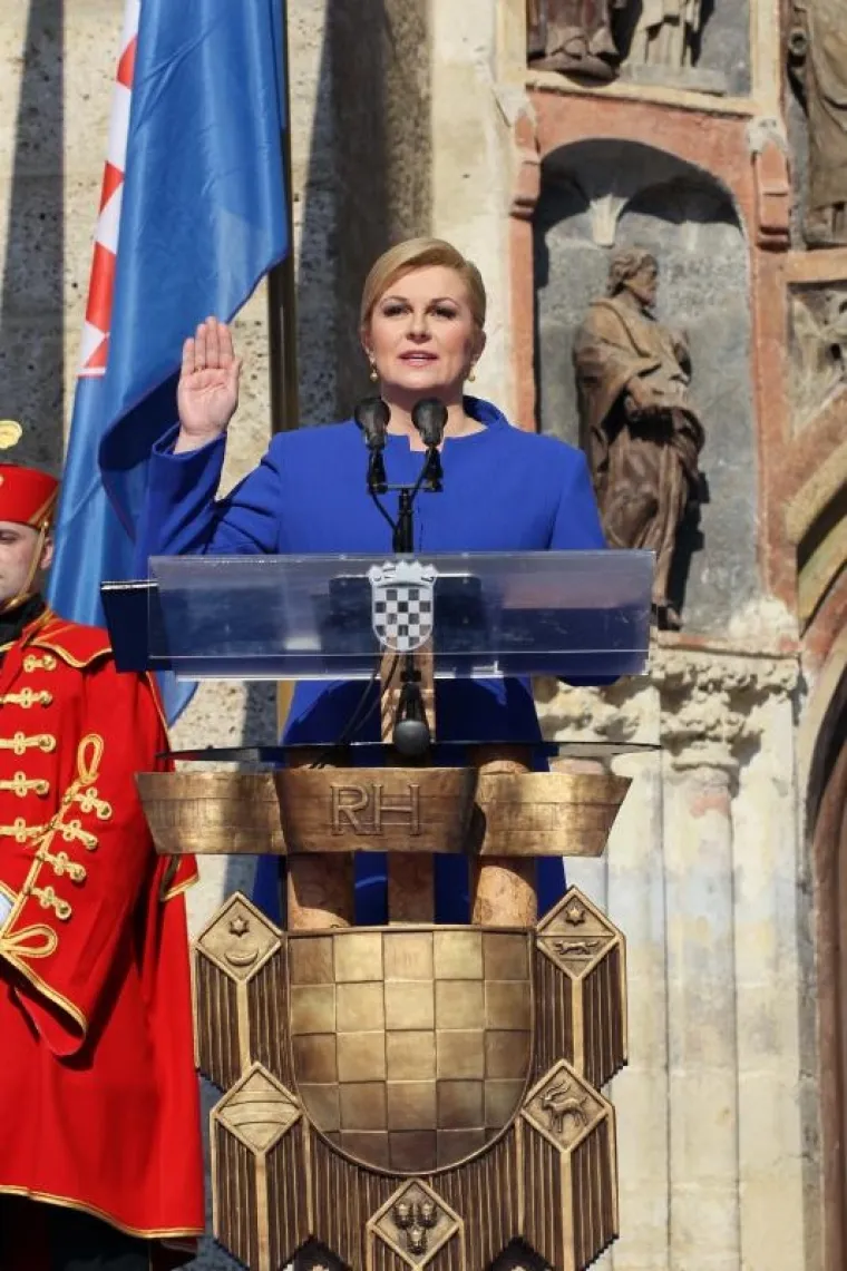 Predsjednica je pred sucima Ustavnog suda položila prisegu