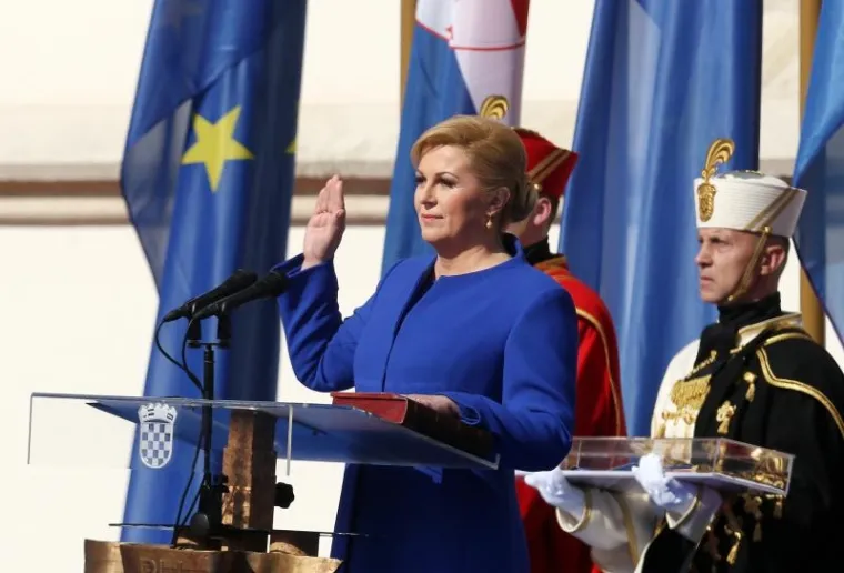 Predsjednica je pred sucima Ustavnog suda položila prisegu