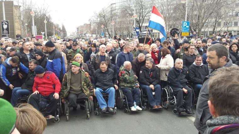 Prosvjed "Stop teroru &scaron;atora&scaron;a"