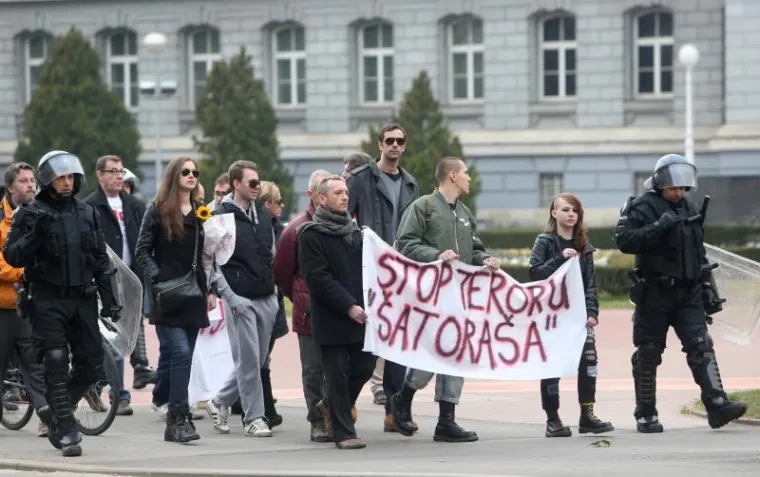 Branitelji organizirali skup podr&scaron;ke kao odgovor na prosvjed Occupy Croatie