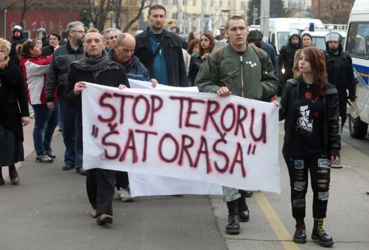 Branitelji organizirali skup podr&scaron;ke kao odgovor na prosvjed Occupy Croatie