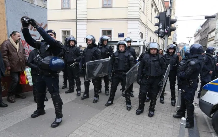 Branitelji organizirali skup podr&scaron;ke kao odgovor na prosvjed Occupy Croatie