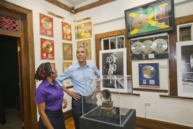 Barack Obama u muzeju Boba Marleyja